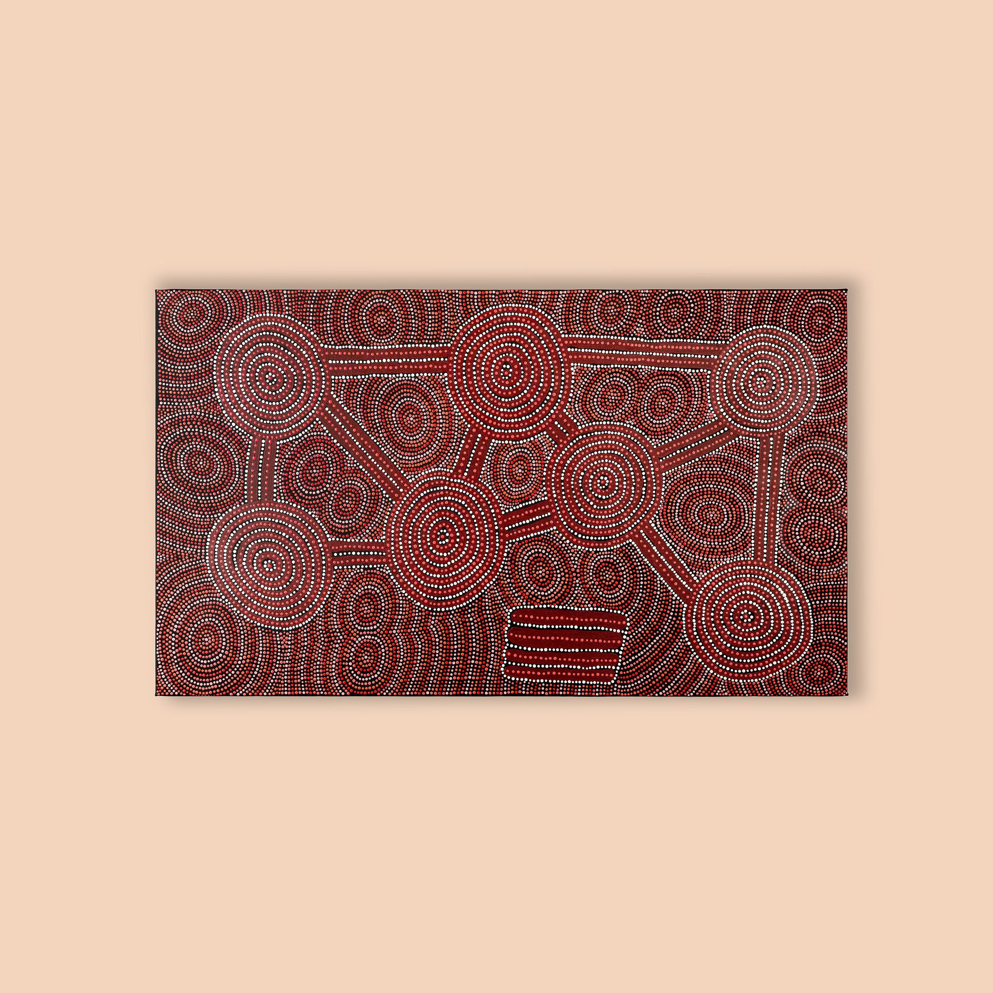 Wardapi Jukurrpa by April Spencer Napaltjarri