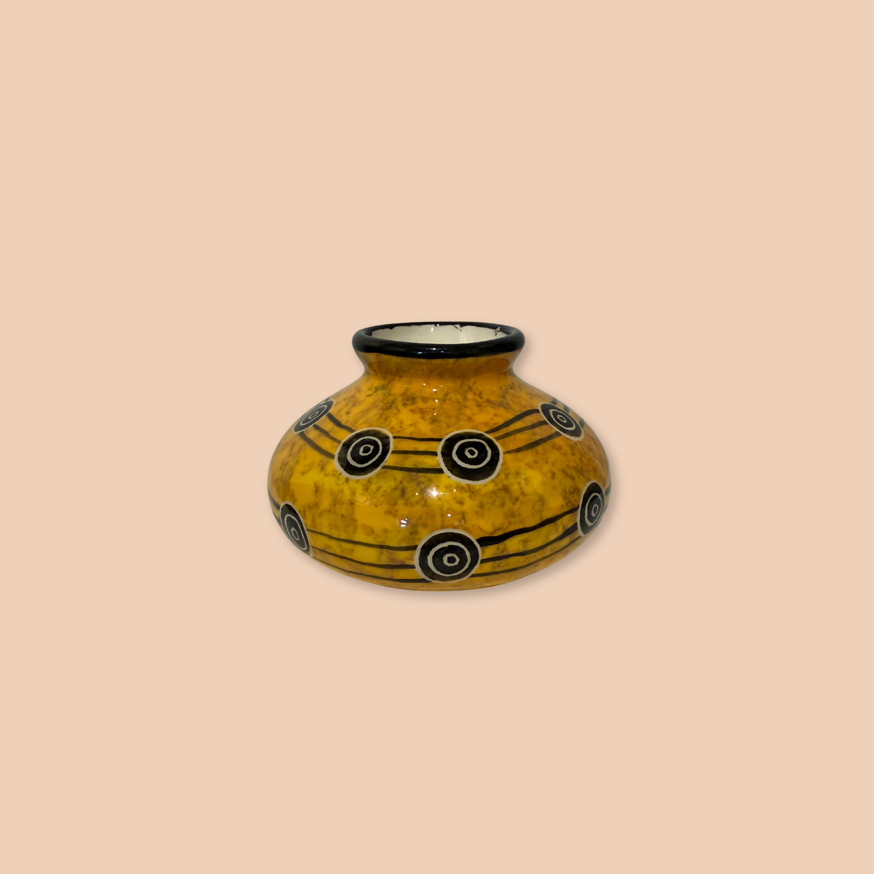 Bindi Bindi Squat Vase Yellow