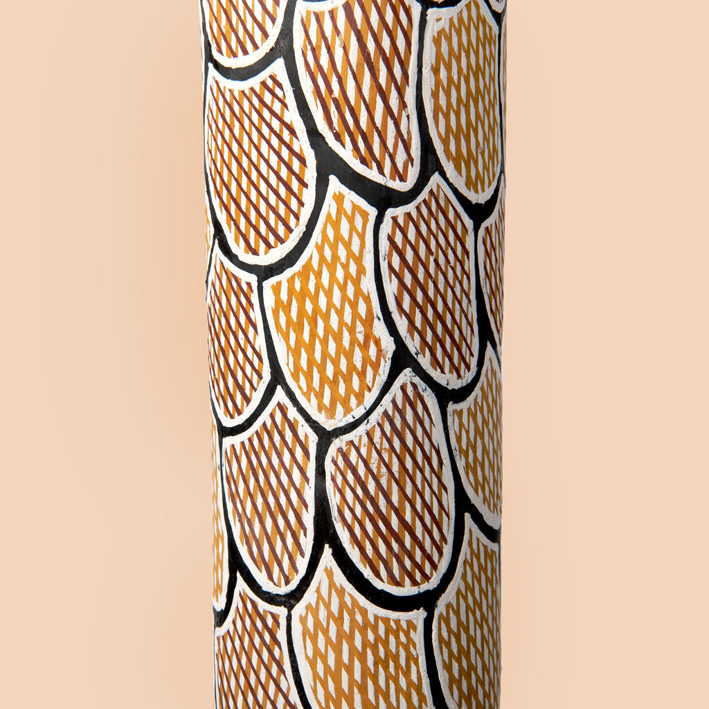 Larrakitj by Rilmurrmurr Dhamarrandji Rosina