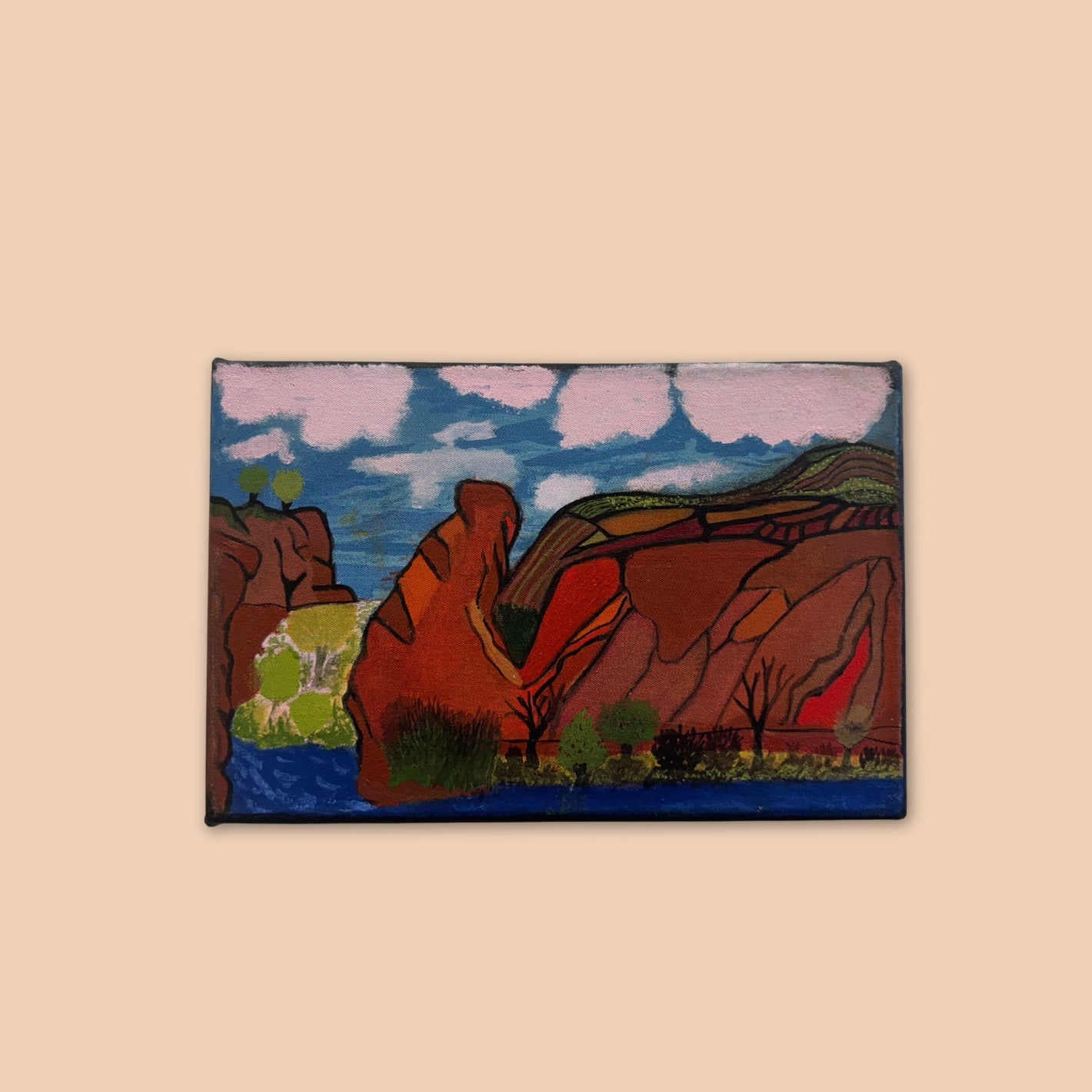 Glen Helen by Charles Jangala Inkamala