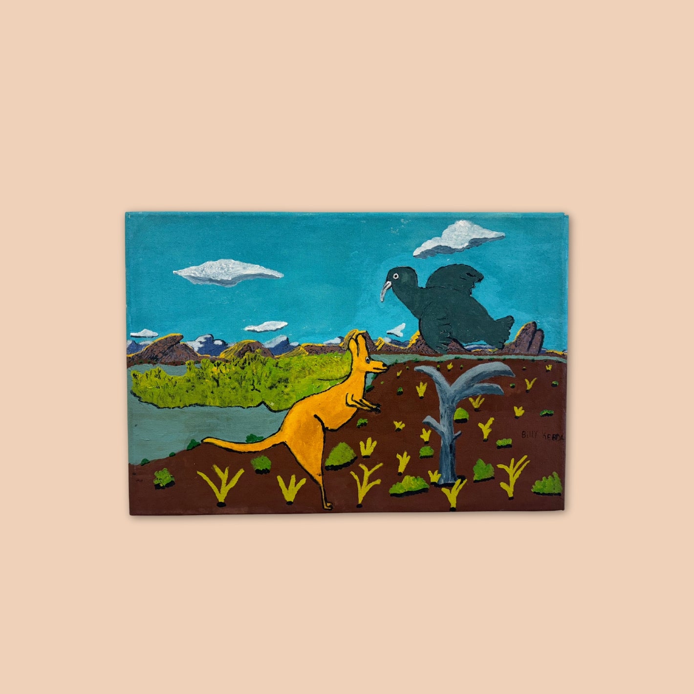 This River's Comin' From West by Billy Tjampitjinpa Kenda
