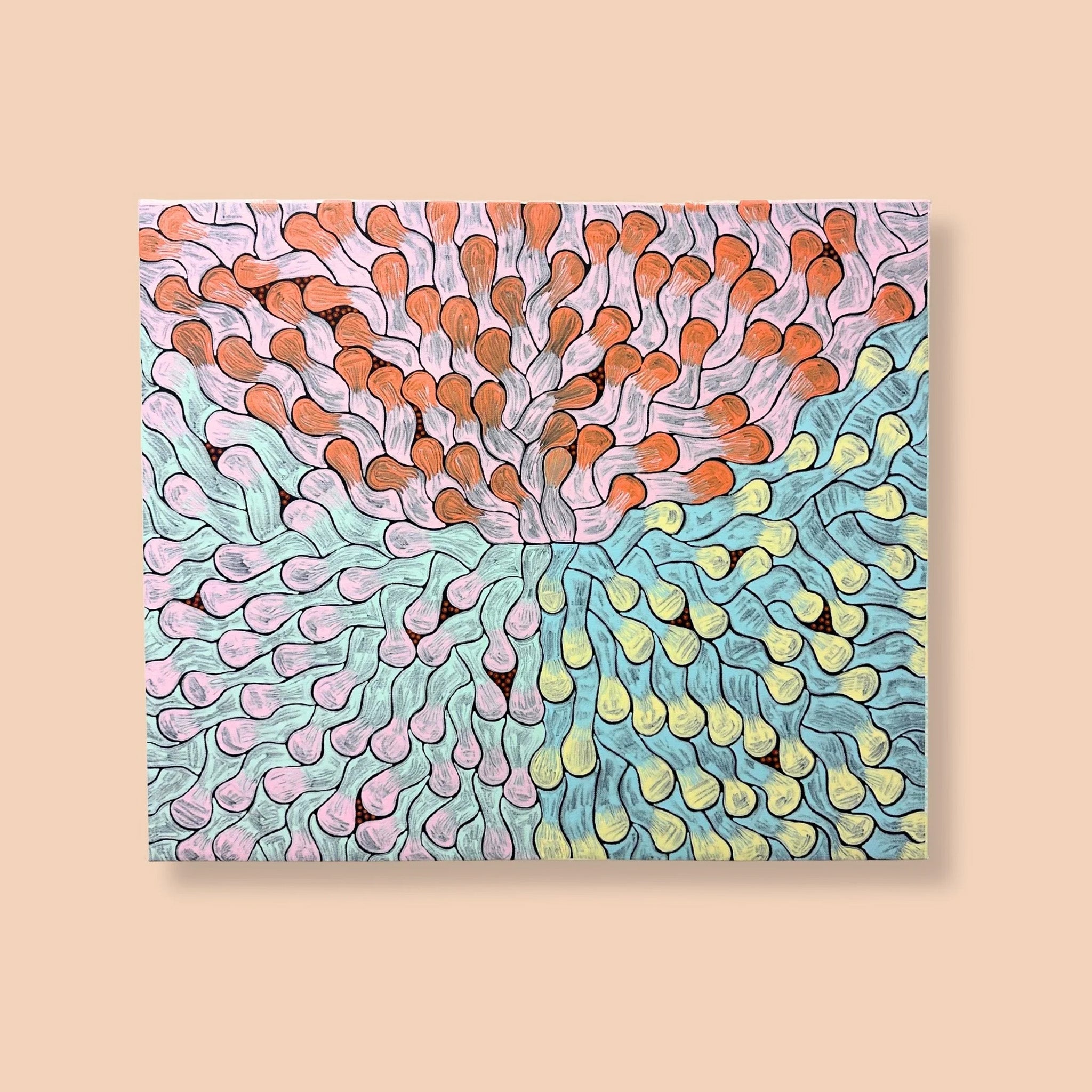 Sea anemone painting