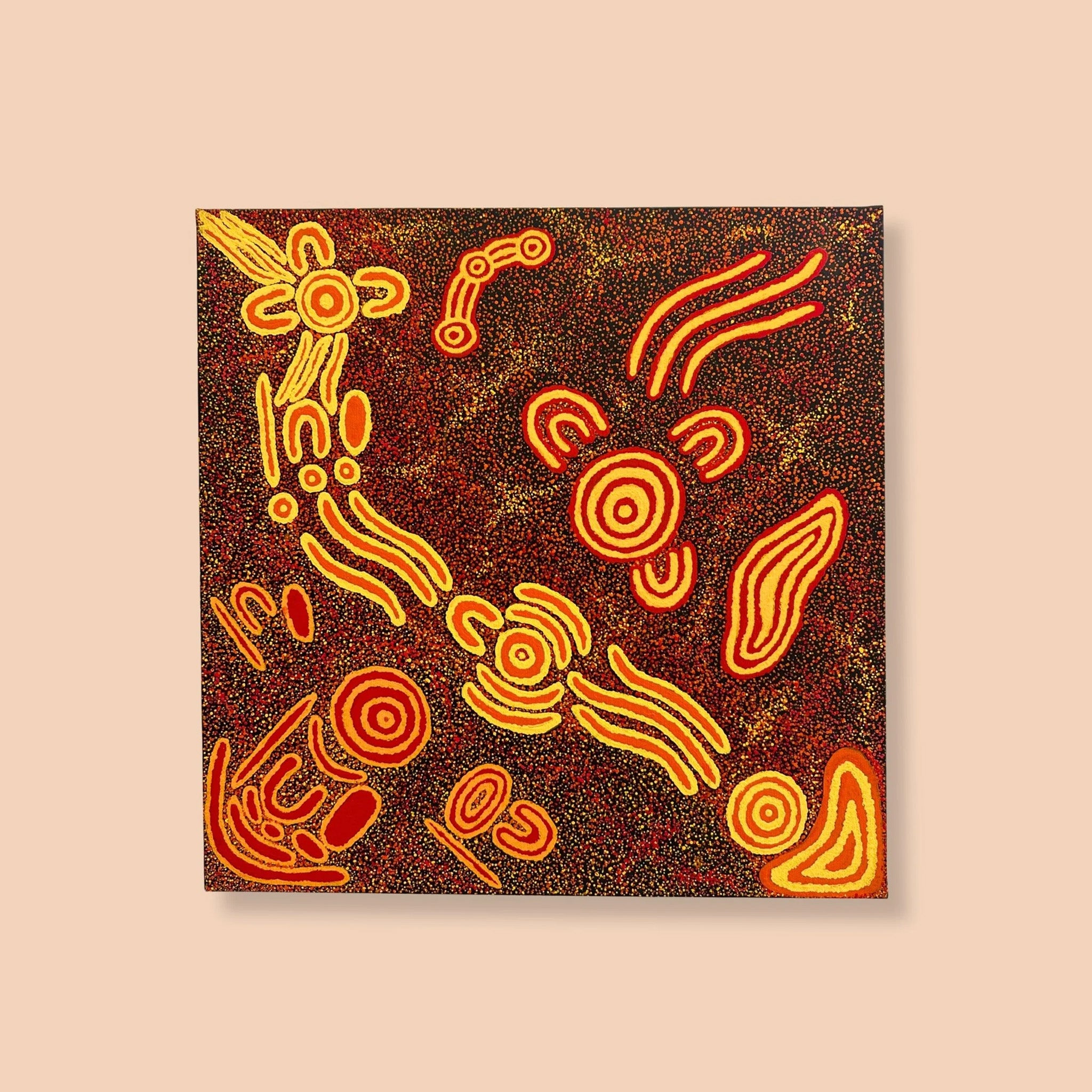 Kungkayunti/Women Dancing by Alison Napurrula Multa Pantjiti