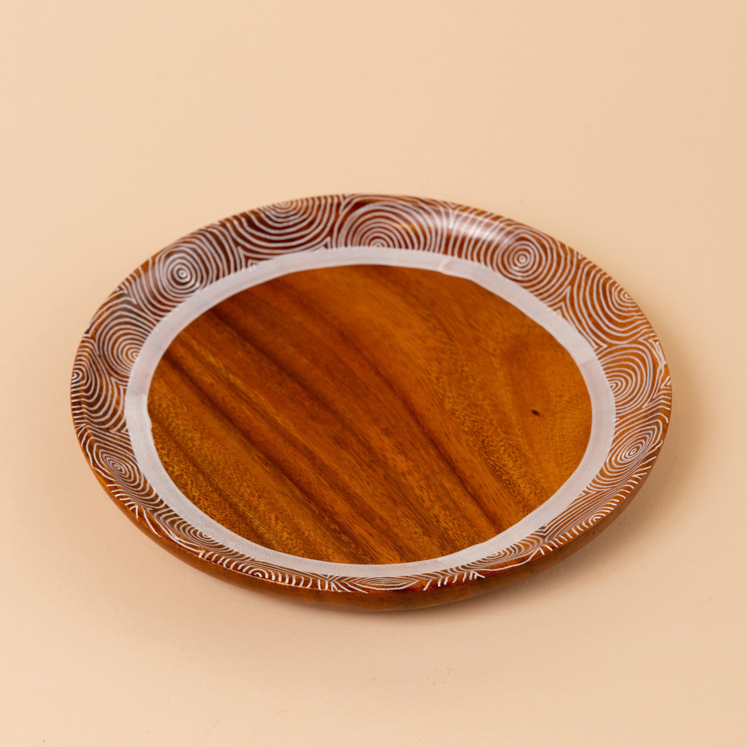 Hand painted plate (Water Ties)