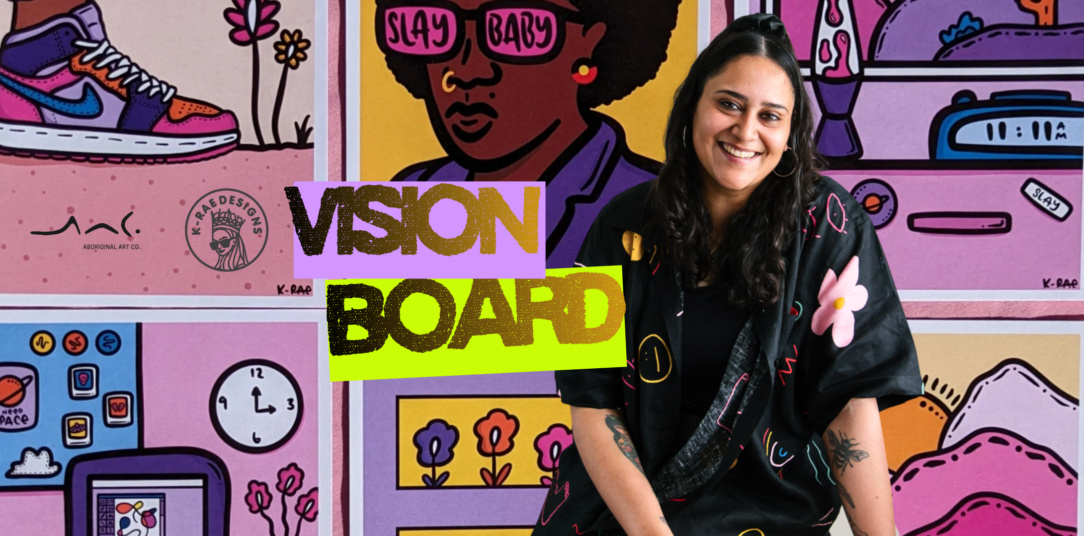 2026 Vision Board with K-Rae Designs