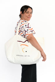 Aboriginal Art Co Oversized Tote Bag