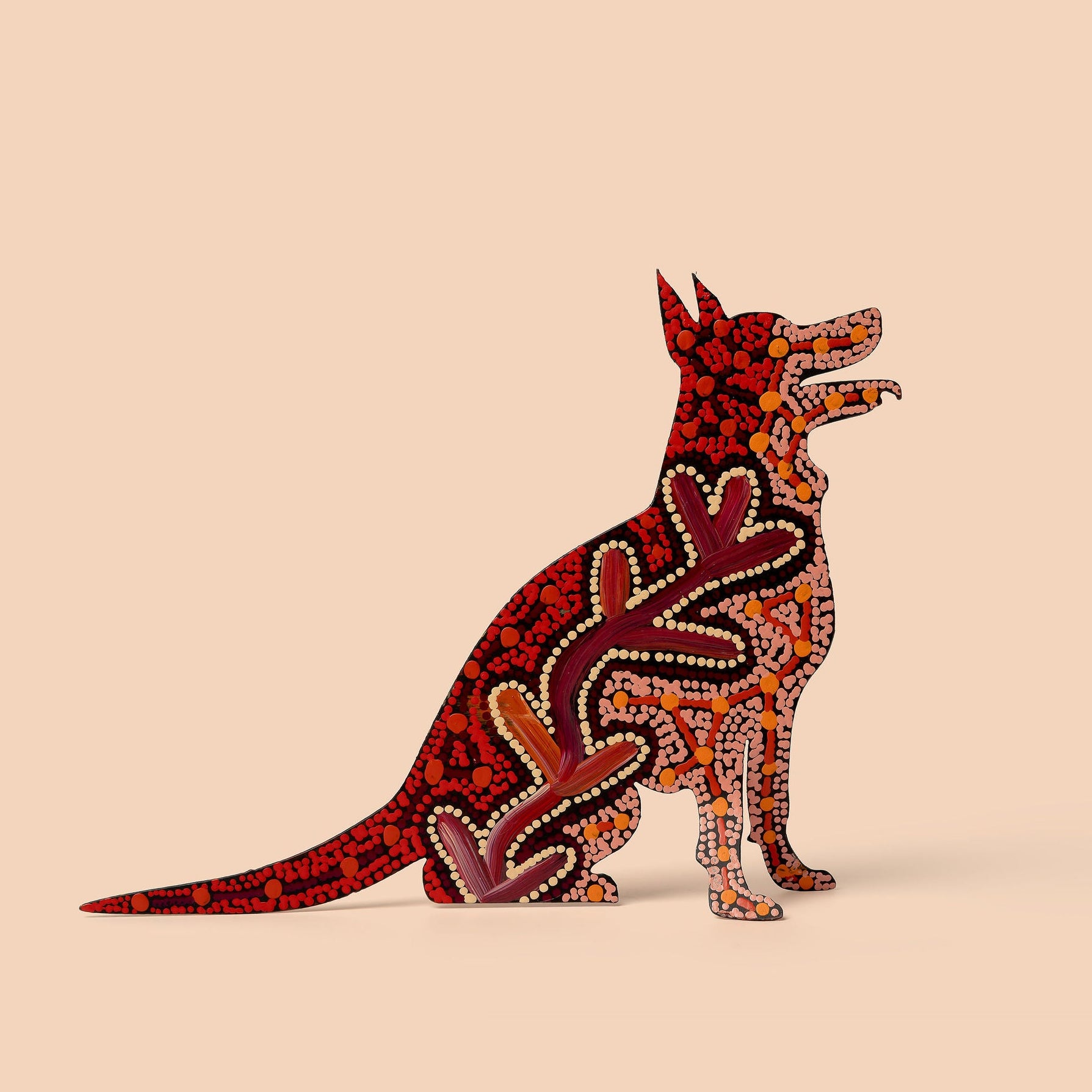 Painted Metal Dog - Junior