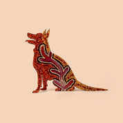 Painted Metal Dog - Junior