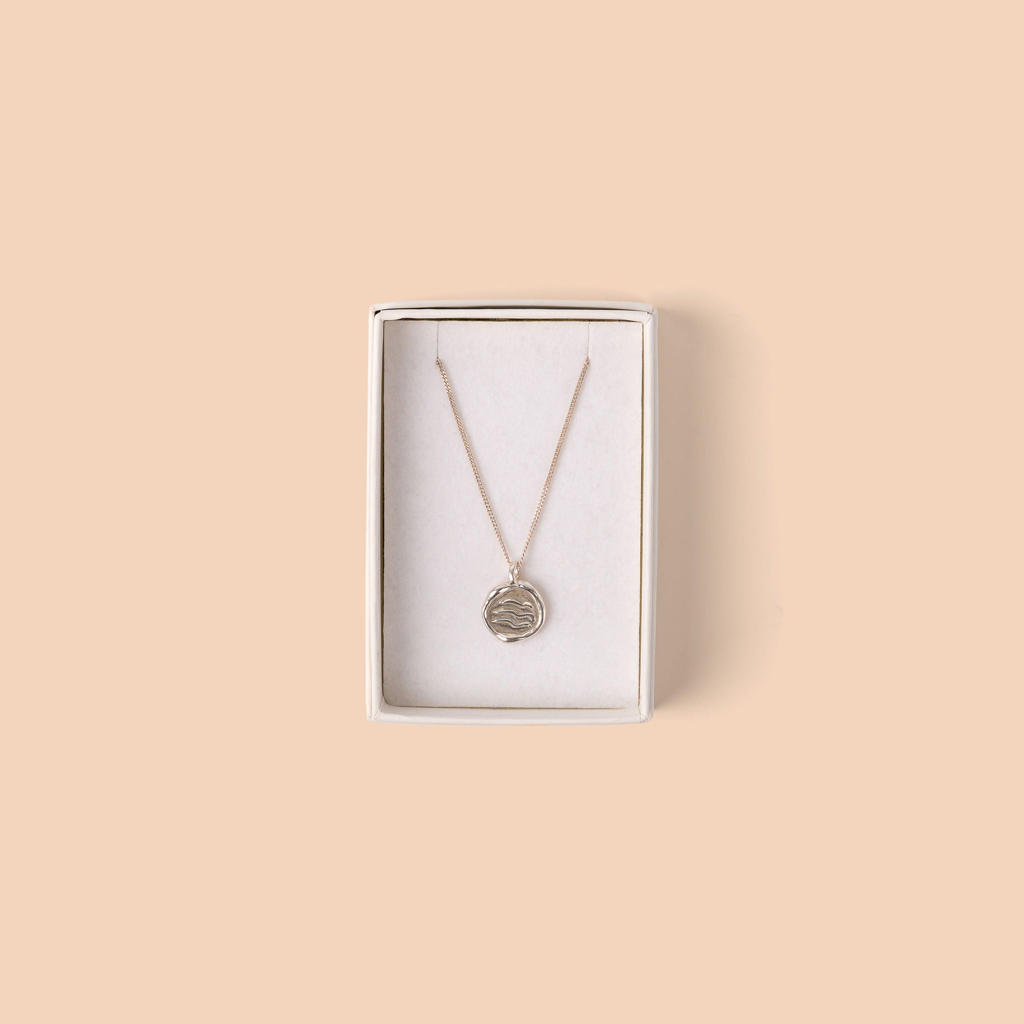 Water Symbol Pendant Necklace