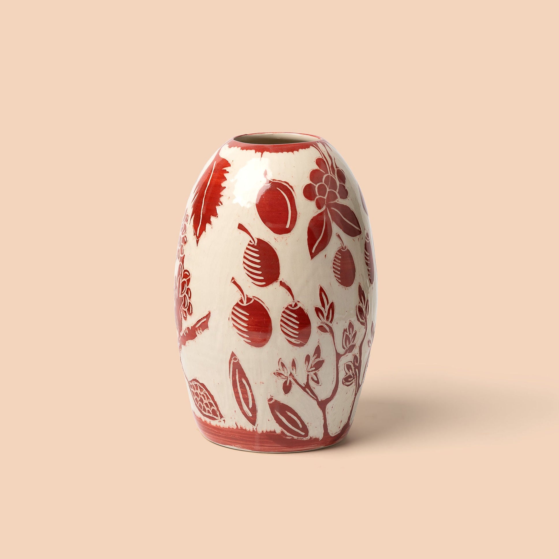 Ceramic Vase by Edna Ambrym Wangallay