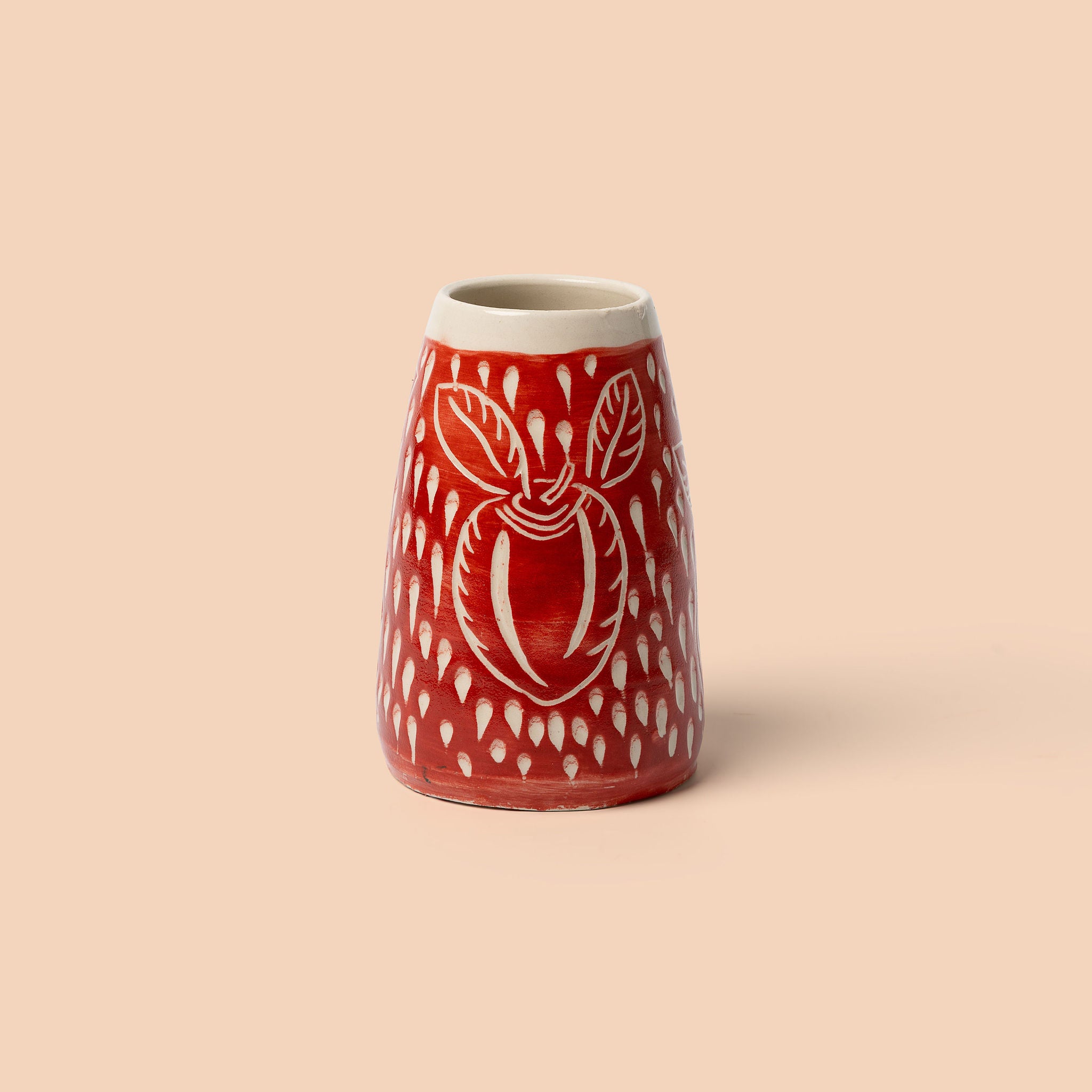 Ceramic Vase by Edna Ambrym Wangallay