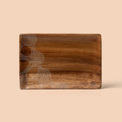 Sharing Knowledge Rectangle Tray (Large) by Casey Coolwell-Fisher