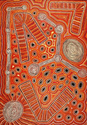 Lappi Lappi Jukurrpa (Lappi Lappi Dreaming) by Antonia Napangardi Michaels
