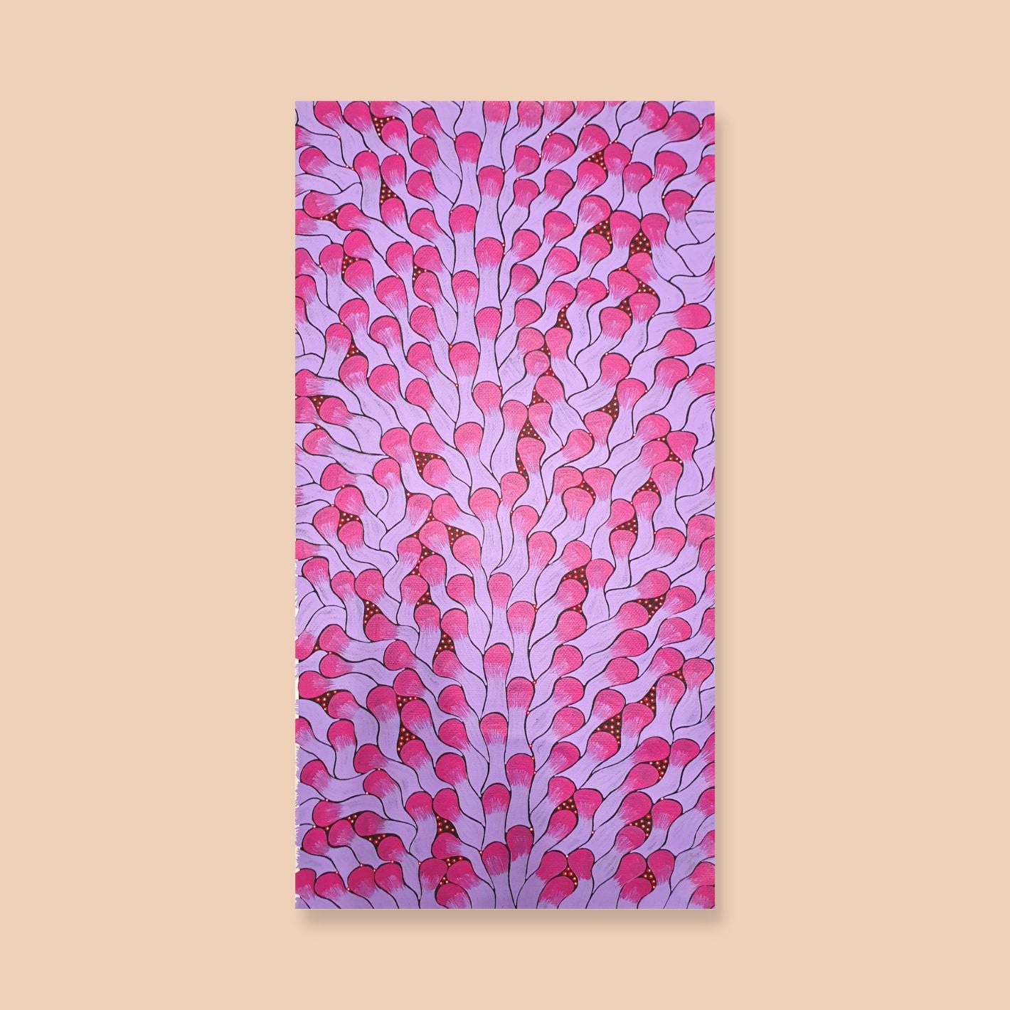 Sea Anemone (purple) painting
