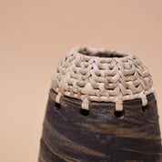 Ceramic Pot with Woven Top