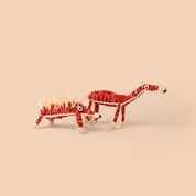 Echidna & Donkey sculpture by Carolyn Kenta